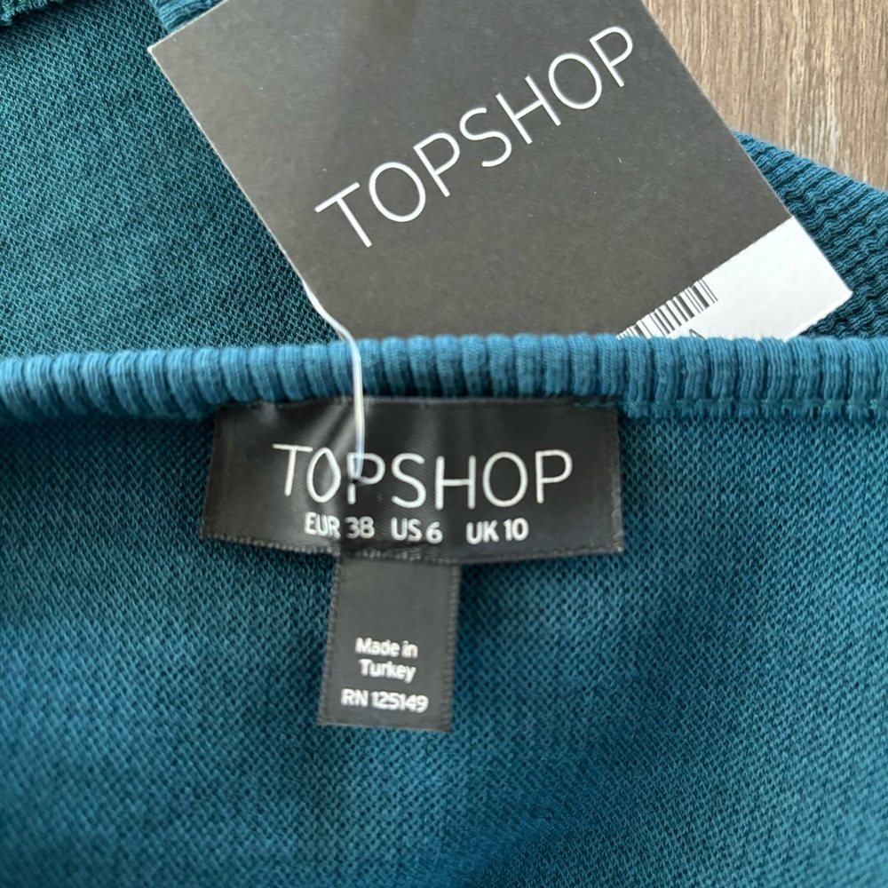 NWT Topshop Ribbed Cropped Tank - Picture 4 of 4